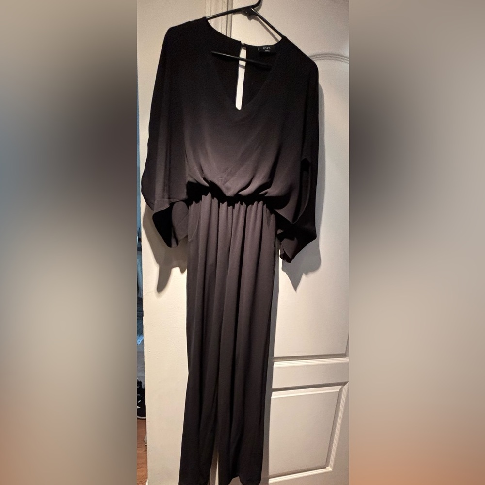 Long pant jumpsuit. Very dressy.